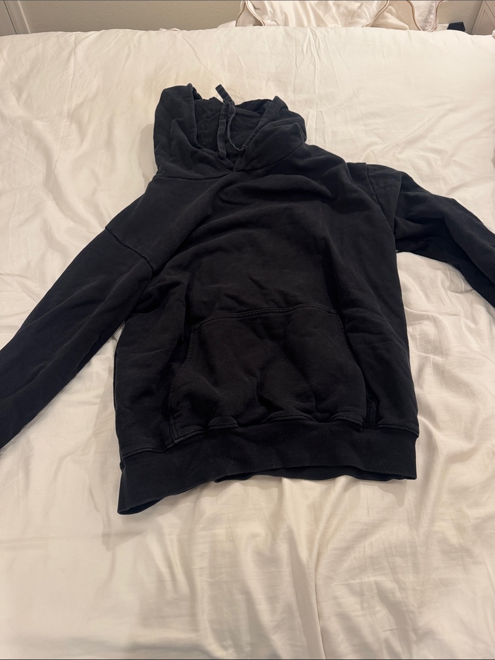 aerie Offline Branded Charcoal Hooded Sweatshirt